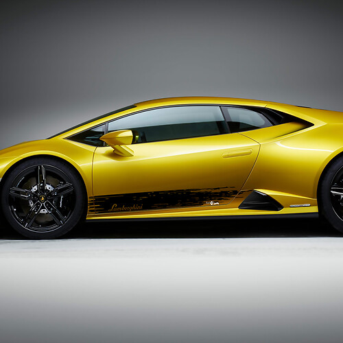 Side Distressed Stripes Graphics Racing Vinyl Decal Sticker Graphics for Lamborghini Huracan Evo
 1