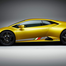 Side Italy flag Stripes Graphics Racing Vinyl Decal Sticker Graphics for Lamborghini Huracan Evo
 2