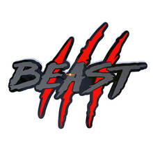 Beast Scratches Claws Fender Emblem 3D Badge
 5