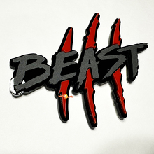 Beast Scratches Claws Fender Emblem 3D Badge
 6