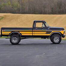 Side Retro Vintage Vinyl Decal Graphic fit to 1978 Ford F-150 Ranger Lariat
 2