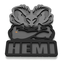 Hemi Ram Muscle Fender Emblem 3D Badge
 4