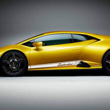 Lettering Side Stripes Graphics Racing Vinyl Decal Sticker Graphics for Lamborghini Huracan Evo 2