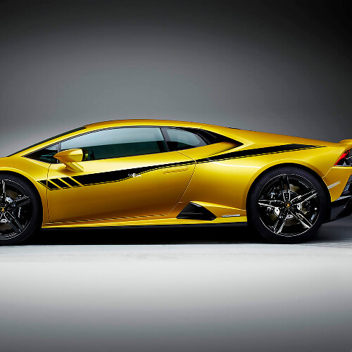 Side Stripes Graphics Racing Vinyl Decal Sticker Graphics 2 for Lamborghini Huracan Evo 1