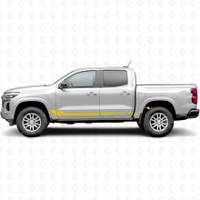 Honeycomb Door & Rocker Panel Vinyl Stripes for Chevrolet Colorado 3rd Gen 2023-2026_3