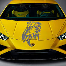 Bonnet Bull Graphics Racing Vinyl Decal Sticker Graphics for Lamborghini Huracan Evo 2