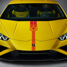 Hood Stripe Racing Vinyl Decal Sticker Graphics for Lamborghini Huracan Evo
 3