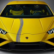 Hood Checkered Stripe Racing Vinyl Decal Sticker Graphics for Lamborghini Huracan Evo
 2