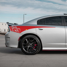 Iron Bee Scat Pack Rear Quarter Side Stripe Vinyl Decal Sticker for Dodge Charger
 3