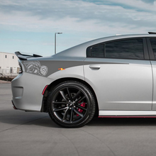 Spider Scat Pack Rear Quarter Side Stripe Vinyl Decal Sticker for Dodge Charger
 2