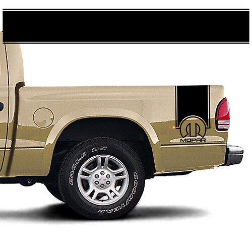 Rear side Band bed cover Decal Sticker Mopar graphics fits to Dodge Dakota