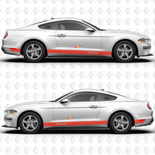 Shelby Side Rocker Panel Doors Stripe Racing Decals Stickers for Ford Mustang
 2