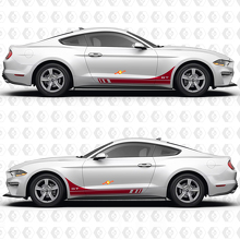 GT Side Doors Stripe Racing Decals Stickers for Ford Mustang GT
 2