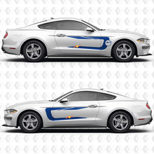 Mustang GT Side Doors Stripes Racing Decals Stickers for Ford Mustang
 2