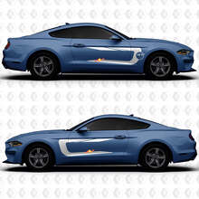 Side Doors Racing Stripes Vinyl Decal Sticker Graphics for Musclecar Musclecarmodel GT 3