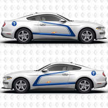 Number and Side Racing Stripes Vinyl Decal Kit for Musclecar Musclecarmodel_2