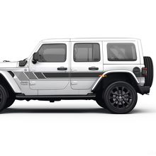 Side Retro Vintage Stripes Decal Graphic Vinyl for Jeep Wrangler
 2