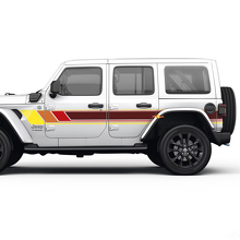 Side Retro Vintage Stripes Decal Graphic Vinyl for Jeep Wrangler
 3