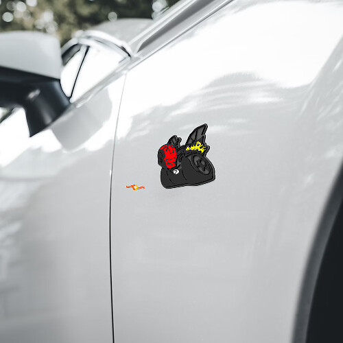 IronBee Pack Fender Tailgate Badge Emblem for Dodge Charger Challenger