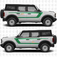Retro Style Stripes Side Vinyl Decal Kit for Musclecar horse_2
