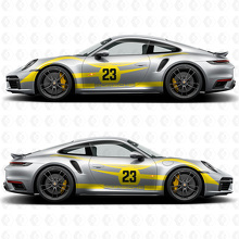 Side 917 Living Legend Concept Style stripes Kit graphic Decal Sticker for Porsche 911 2