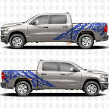 Bull Head Splash Side Doors Stickers Decals Graphics for Dodge RAM 1500 2500 3500 3