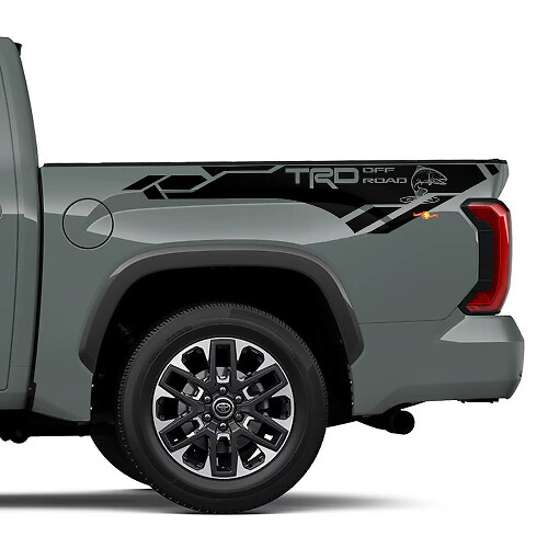 TRD Off Road Trout Edition Bedside Vinyl Decal Sticker for Toyota Tundra