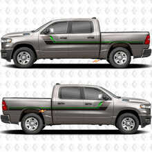 Retro Style Side Stripes Vinyl Decal Kit for Dodge Ram 1500_3