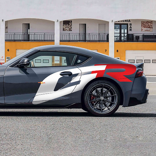 GR Logo Side Vinyl Decal Sticker for Toyota Supra 2020-2026
