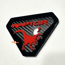 Raptor Edition Guard Badges Tailgate Emblem 3D Badge Carbon Background 2