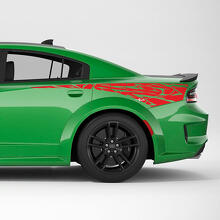 Tribal Skin Rear Quarter Side Stripe Vinyl Decal Sticker for Dodge Charger 3