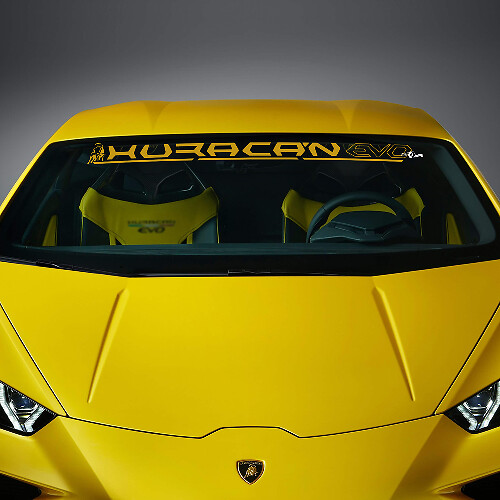 Windshield Racing Vinyl Decal Sticker Graphics for Lamborghini Huracan Evo 1