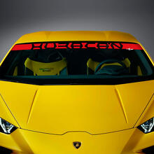Bumper Strip Vinyl Decal Sticker Graphics for Lamborghini Huracan Evo 3