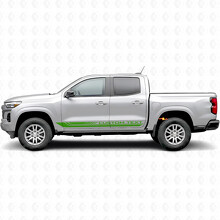Custom Text Frame Door & Rocker Panel Vinyl Stripes for Chevrolet Colorado 3rd Gen 2023-2026_6