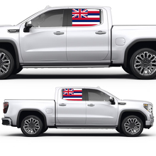 Hawaiian flag Side Window Vinyl Decal Sticker for GMC Sierra 2023 2
