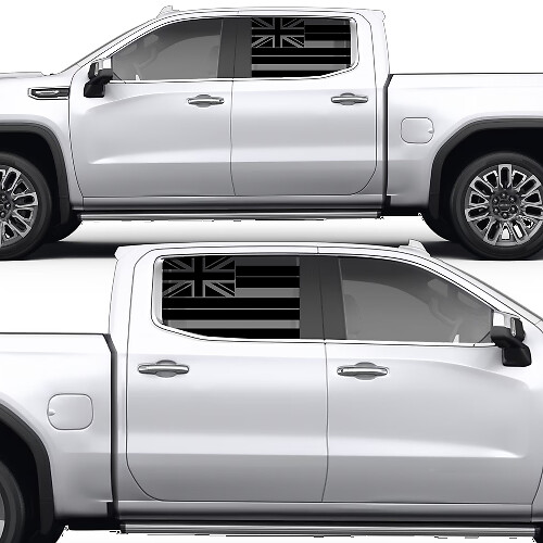 Hawaiian flag Side Window Vinyl Decal Sticker for GMC Sierra