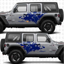 Deer Nature Landscape Side Doors Vinyl decal sticker fit Jeep Wrangler 2