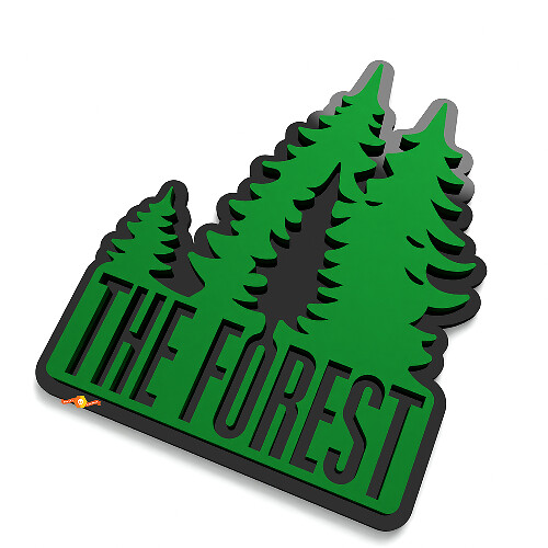 Forest Fender Badges Tailgate Emblem 3D Badge 1