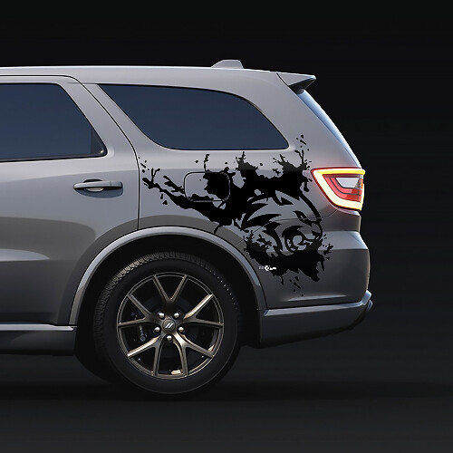 Autocollants vinyle Wildcat Splash arrière latéral pour Dodge Durango