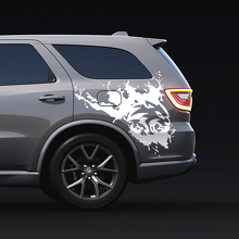 Autocollants vinyle Wildcat Splash arrière latéral pour Dodge Durango 2
