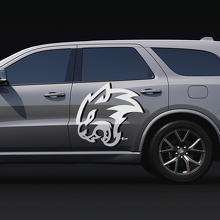Wildcat Two colours Side Door Decal vinyl stickers for Dodge Durango 2
