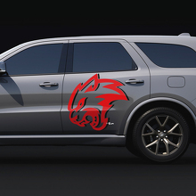 Wildcat Two colours Side Door Decal vinyl stickers for Dodge Durango 3