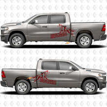 Awesome Wolf Side Doors Vinyl Stickers Decals Graphics 2