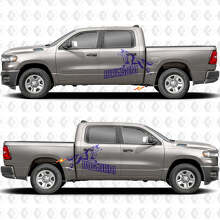 Awesome Wolf Side Doors Vinyl Stickers Decals Graphics 3