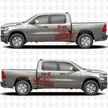 Awesome Wolf Side Doors Vinyl Stickers Decals Graphics 2 3