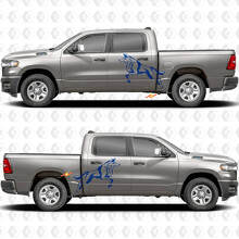 Side Doors Bedside Wolf Splash Stickers Decals Graphics 3