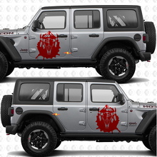 Autocowboy Indian Splash Side Doors Vinyl decal sticker fit Jeep Wrangler 2