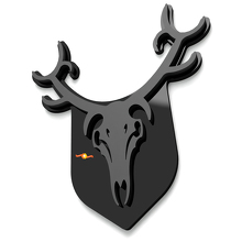 Skull Deer Fender Badges Tailgate Emblem 3D Badge 4
