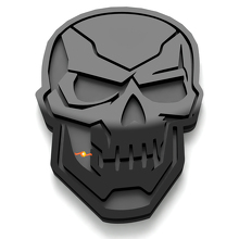 Skull Terminator Guardsman Badges Tailgate Emblem 3D Badge 2