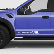 VelociRaptor V8 Portières Latérales Hayon autocollant pour Ford F150 2